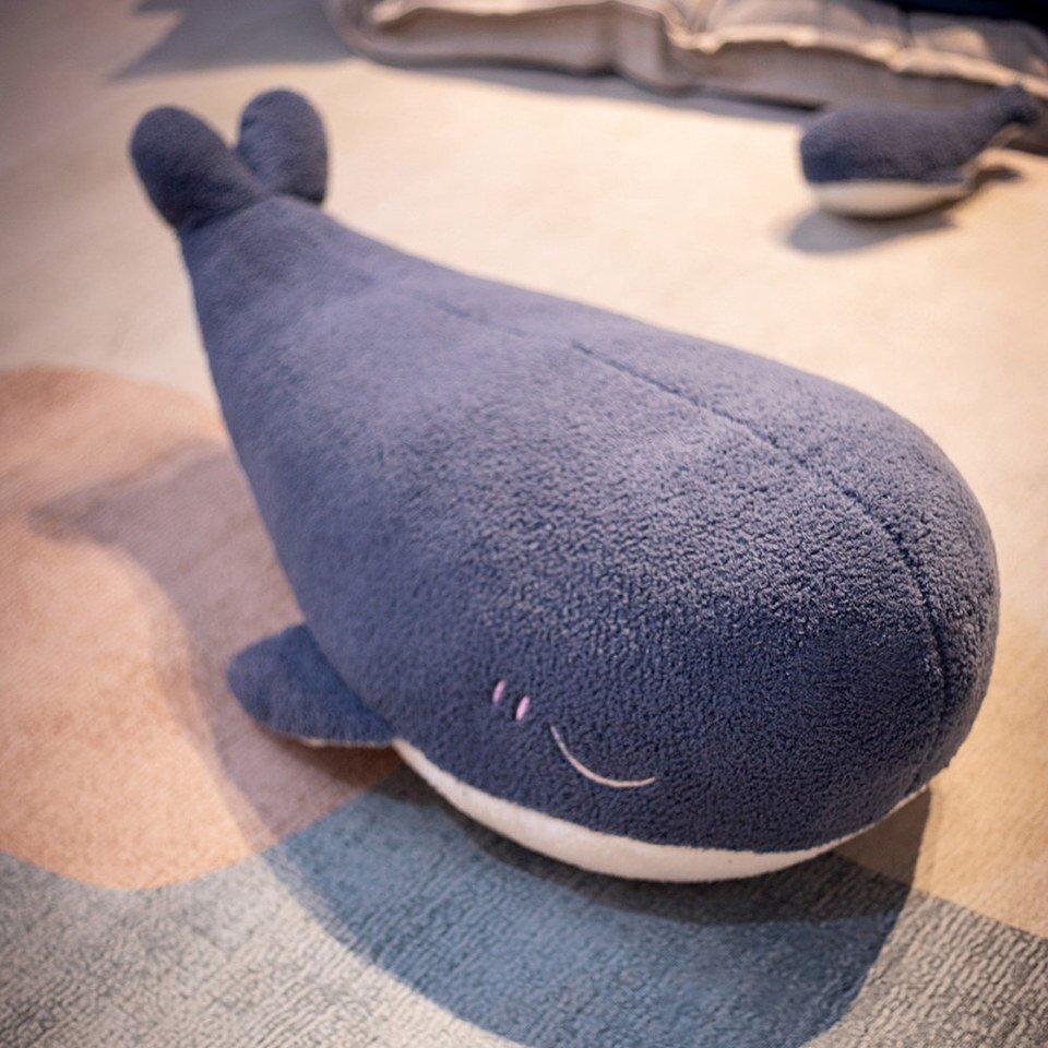 Peluche Baleine Grise | Voiloubaie