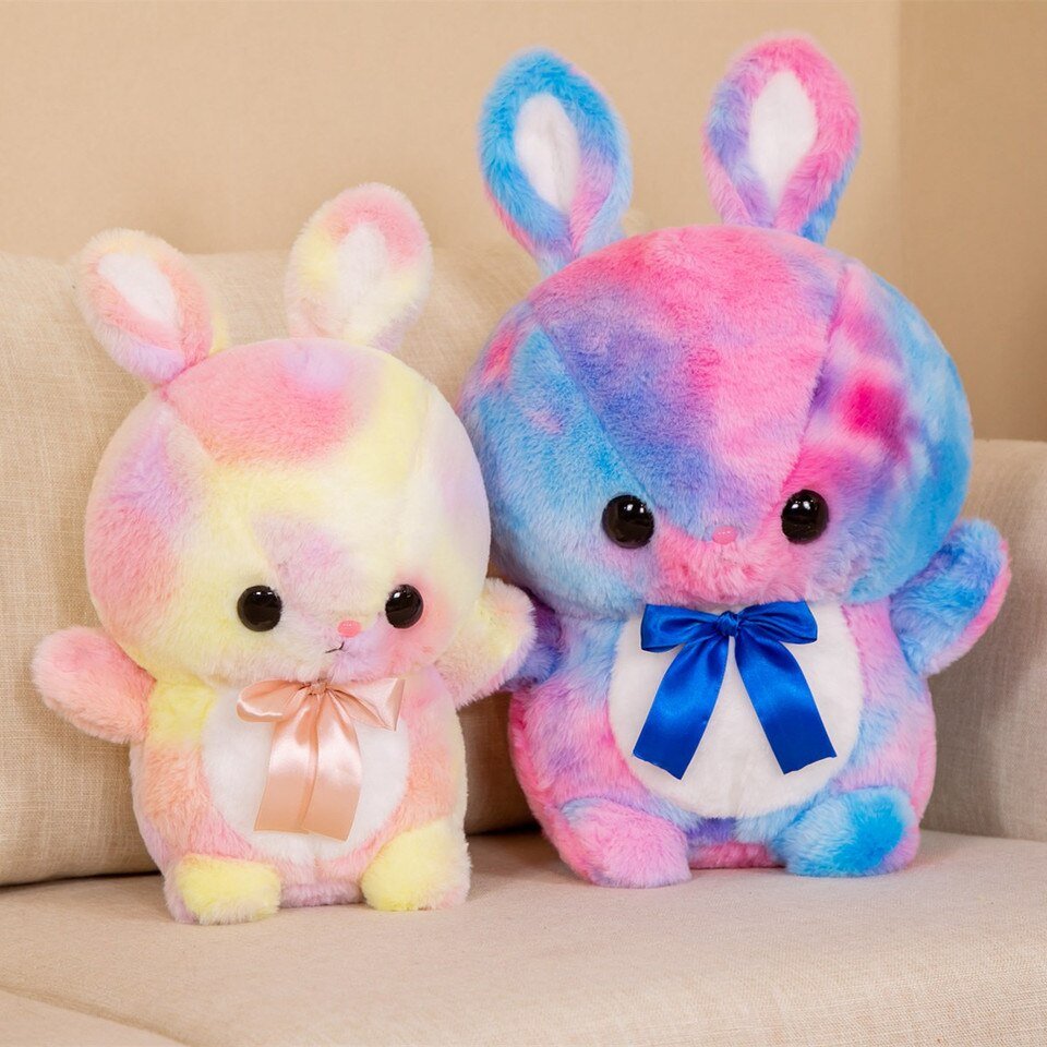 Peluche Lapin Arc en Ciel Mignon | Cuddli